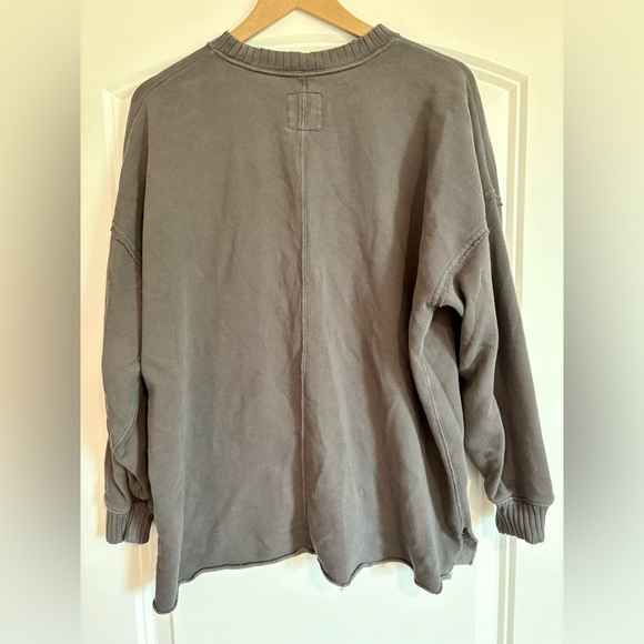 Aerie Gray Crewneck Sweatshirt - Picture 2 of 3